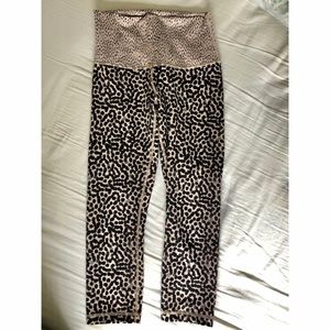 Lululemon Wunder Crop Leggings - Cheetah 🐆